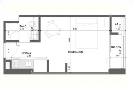 Imagen de Apartasuite Tipo A3 - Ambar Bio